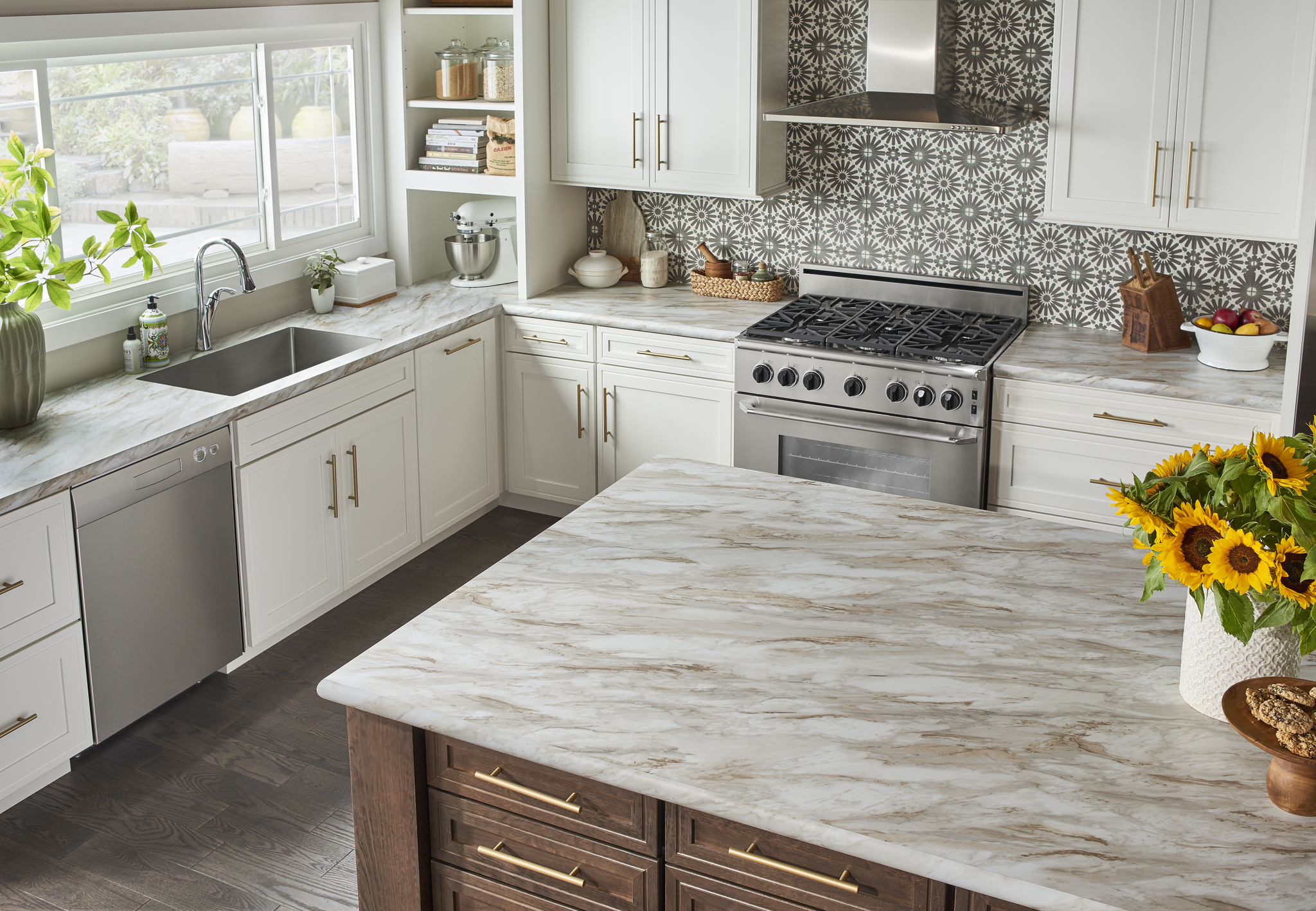 Drama Marble kitchen