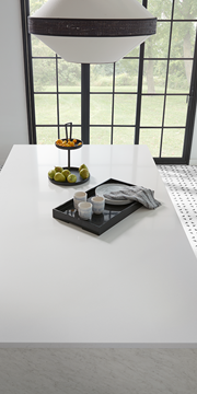 Frosty white benchtop
